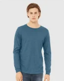 BELLA + CANVAS Heather CVC Long Sleeve Tee