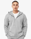 BELLA + CANVAS Unisex Sponge Fleece DTM Full-Zip Hoodie Sweatshirt