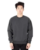 Shaka Wear Men's Los Angeles Garment-Dyed Crewneck Sweatshirt