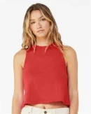 BELLA + CANVAS Women's Racerback Crop Tank