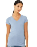 BELLA + CANVAS Women’s Jersey V-Neck Tee