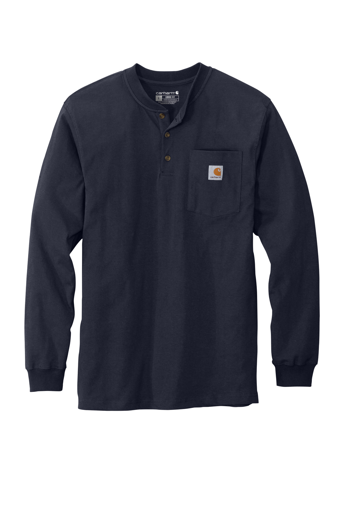 Carhartt ® Long Sleeve Henley T-Shirt - Image 2