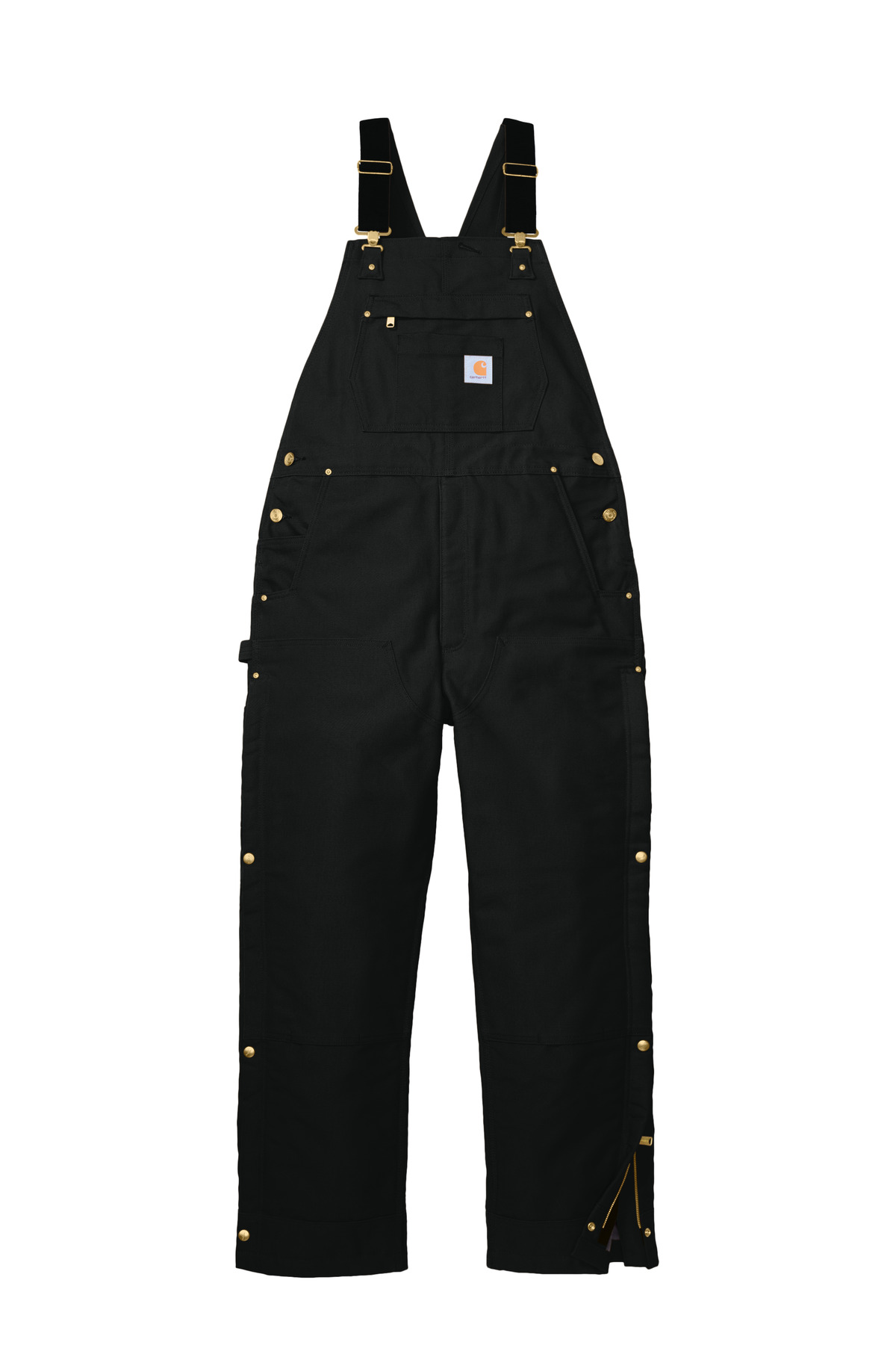 Carhartt ® Short Firm Duck Insulated Bib Overalls - Image 3