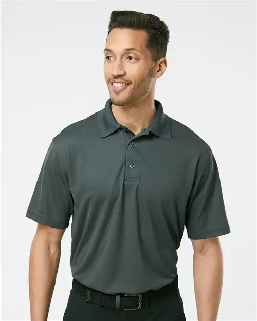 Paragon Men's Saratoga Performance Mini Mesh Polo