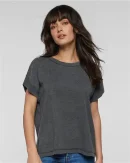 LAT Women's Relaxed Vintage Wash Tee