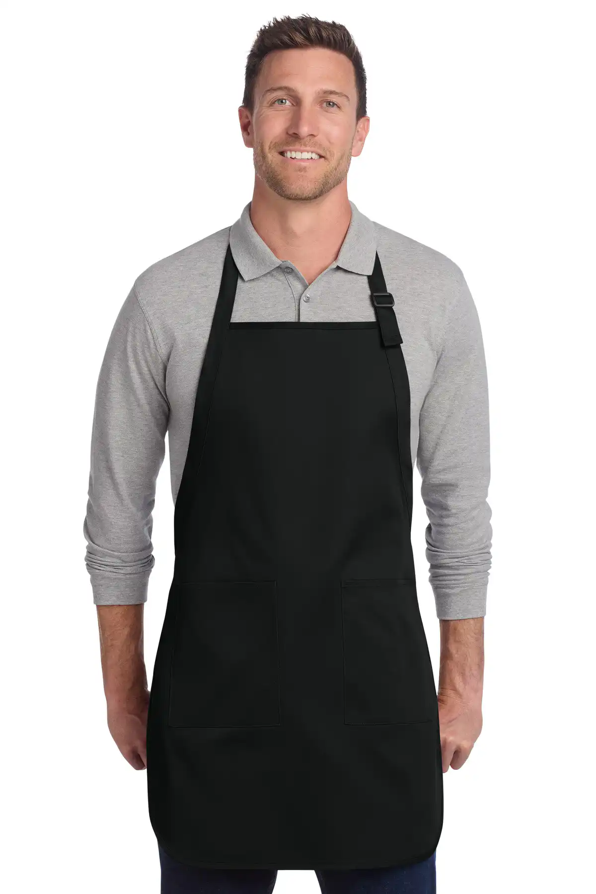 Port Authority  ®  Full-Length Two-Pocket Bib Apron.
