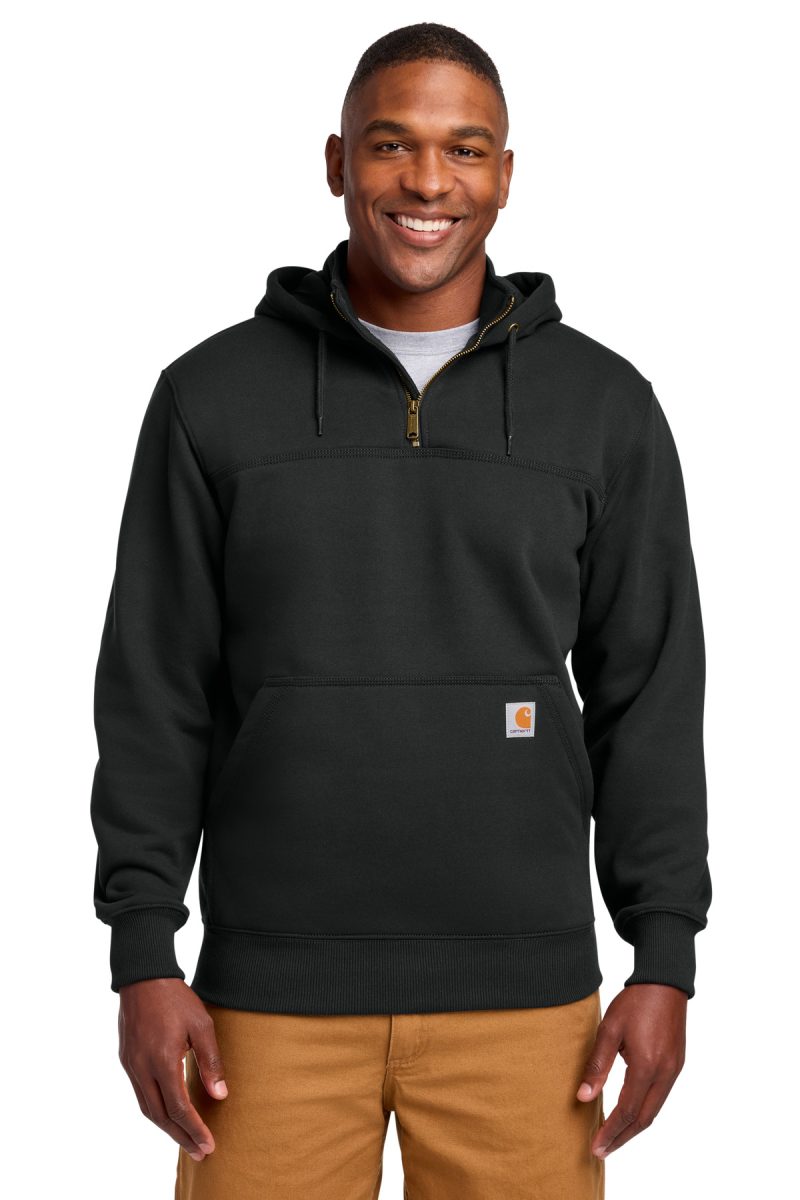 Carhartt  ®  Rain Defender  ®  Paxton Heavyweight Hooded Zip Mock Sweatshirt.