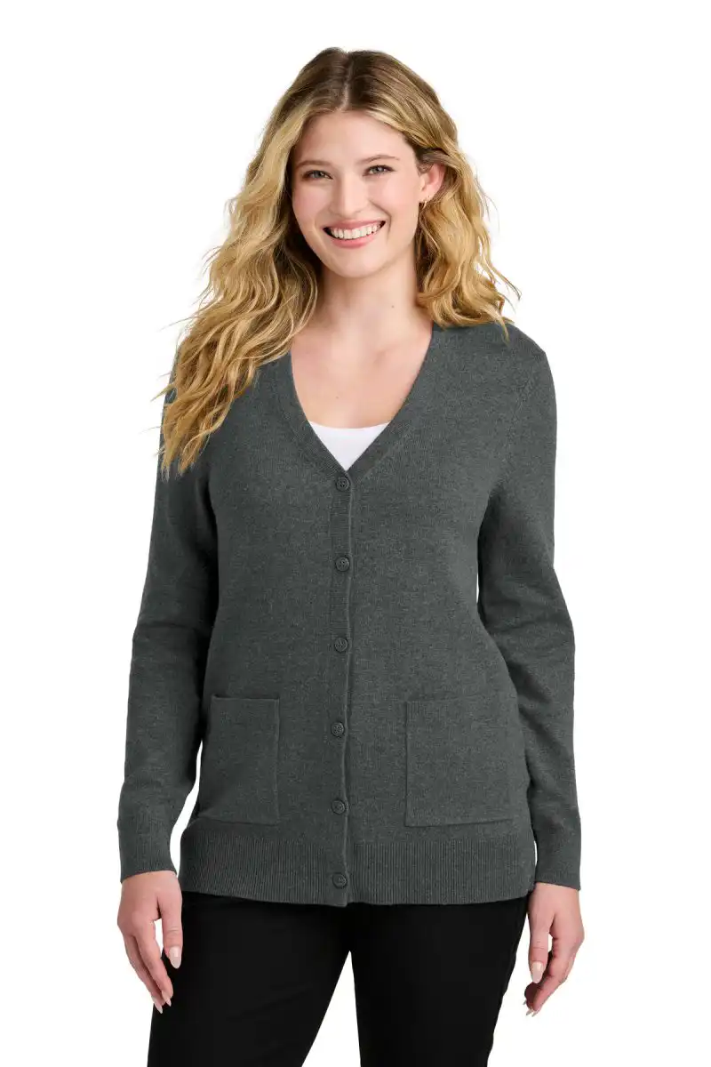 Port Authority ®  Women's Easy Care Button-Up Cardigan Sweater