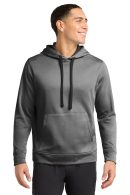 Sport-Tek  ®  PosiCharge  ®  Sport-Wick  ®  Heather Fleece Hooded Pullover.