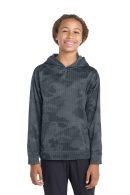 Sport-Tek ®  Youth Sport-Wick ®  CamoHex Fleece Hooded Pullover.